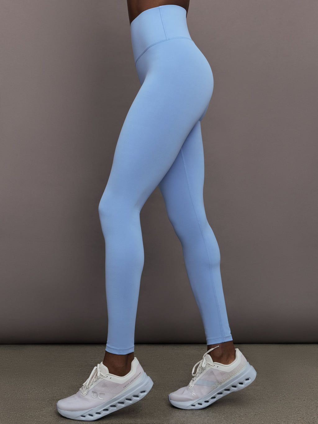 High Rise Full-Length Legging in Diamond Compression - Serenity