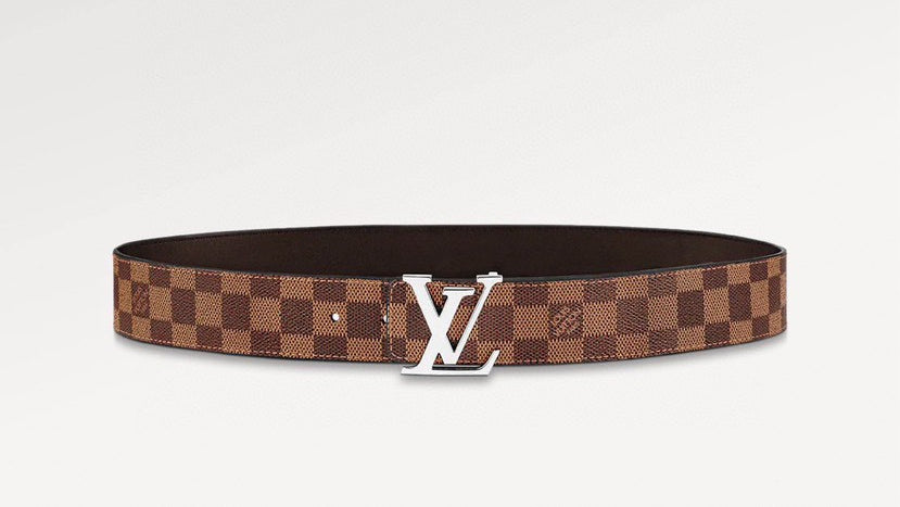 Louis Vuitton LV Initiales Damier Ebene 40mm Reversible Belt