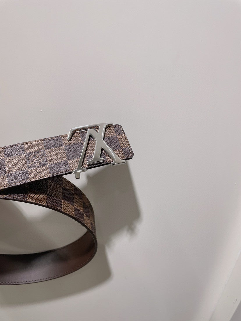 Louis Vuitton LV Initiales Damier Ebene 40mm Reversible Belt