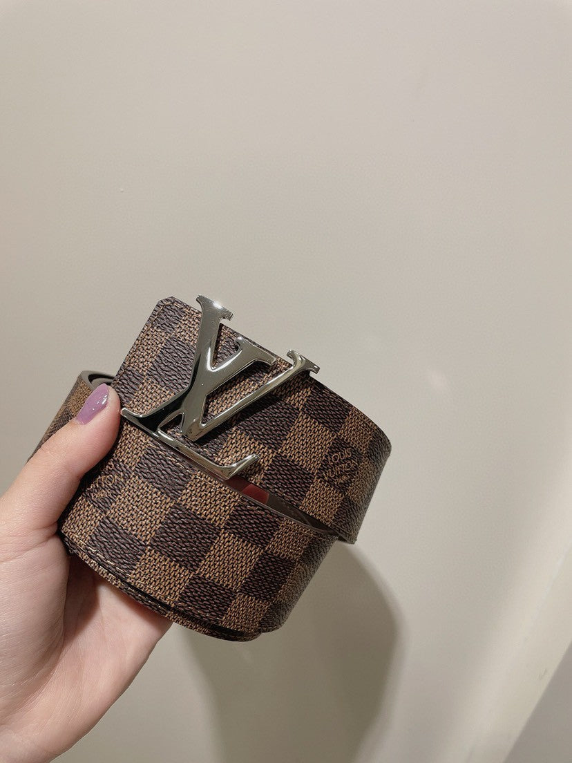 Louis Vuitton LV Initiales Damier Ebene 40mm Reversible Belt