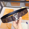 Louis Vuitton LV Initiales 40mm Reversible Belt Monogram Canvas