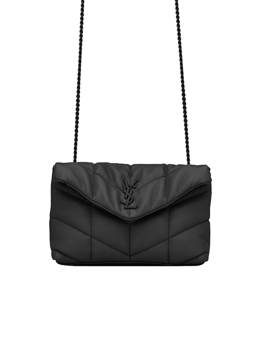 Y Puffer Toy Bag in Quilted Lambskin