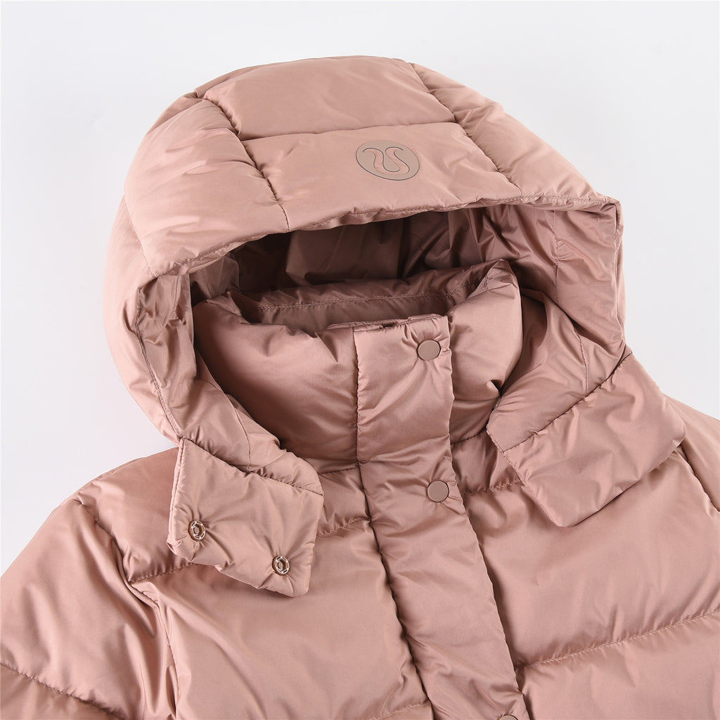 lululemon Women's Wunder Puff Water-Repellent Cropped Down Jacket in Velvet Dust
