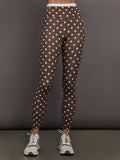 Polka Dot Legging in Melt - Carafe/White Polka Dot