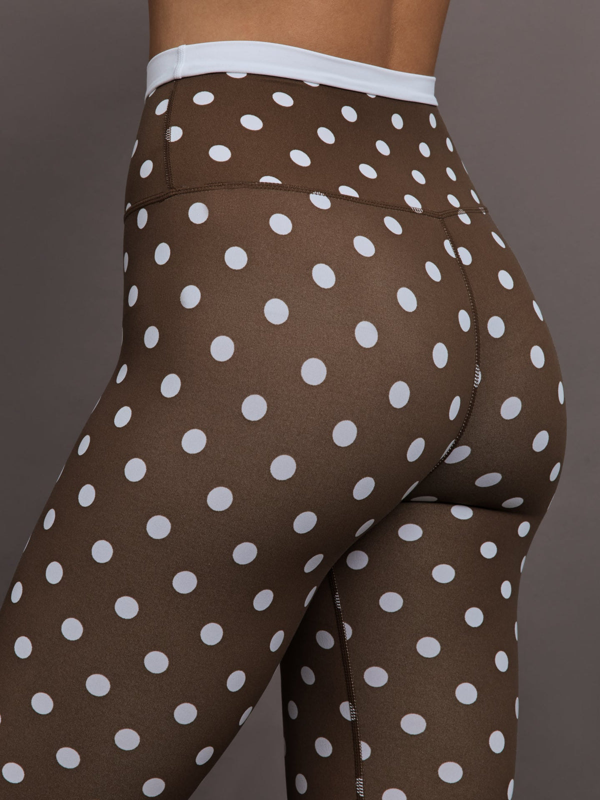 Polka Dot Legging in Melt - Carafe/White Polka Dot