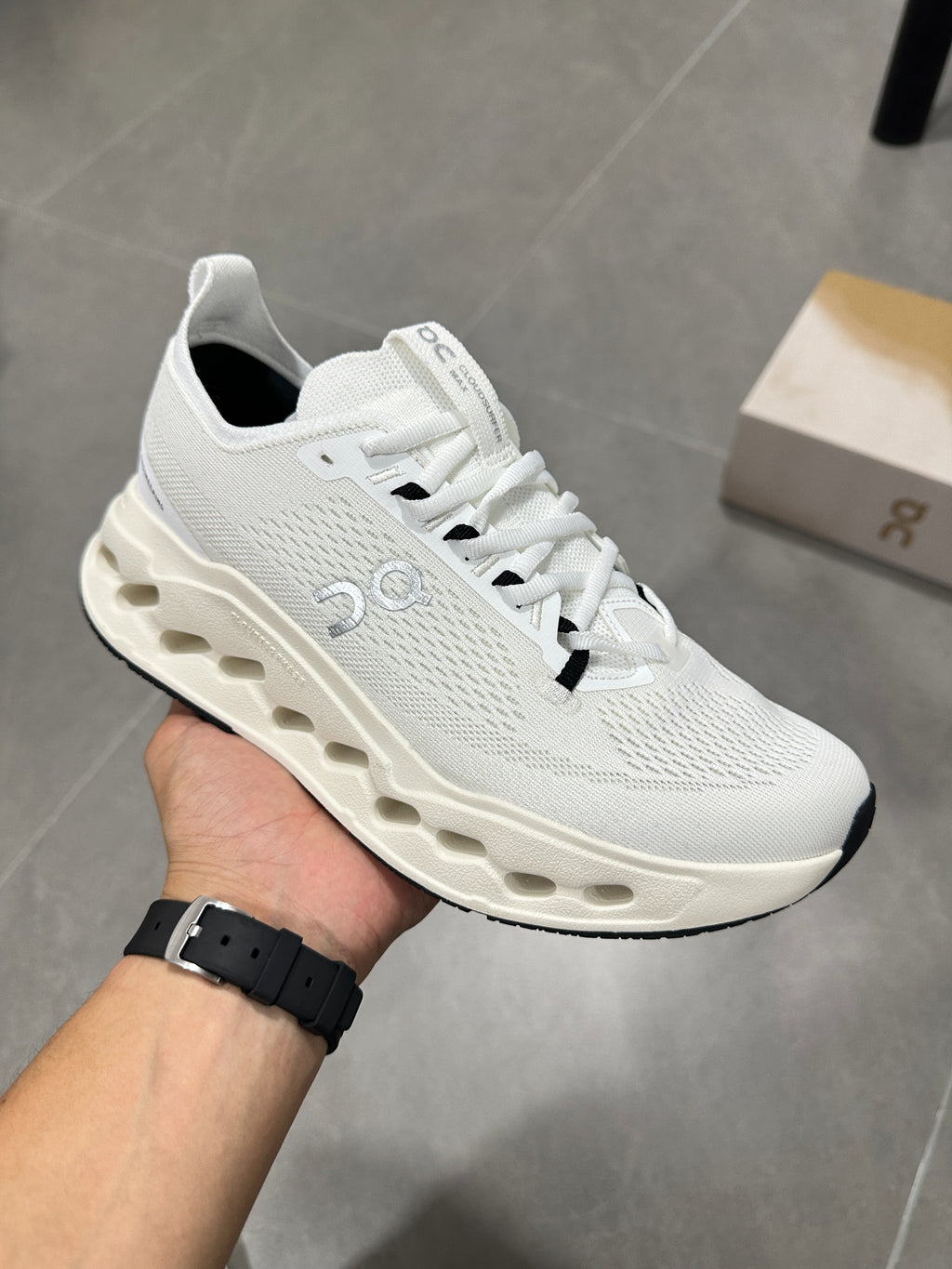 On Cloudsurfer Max White