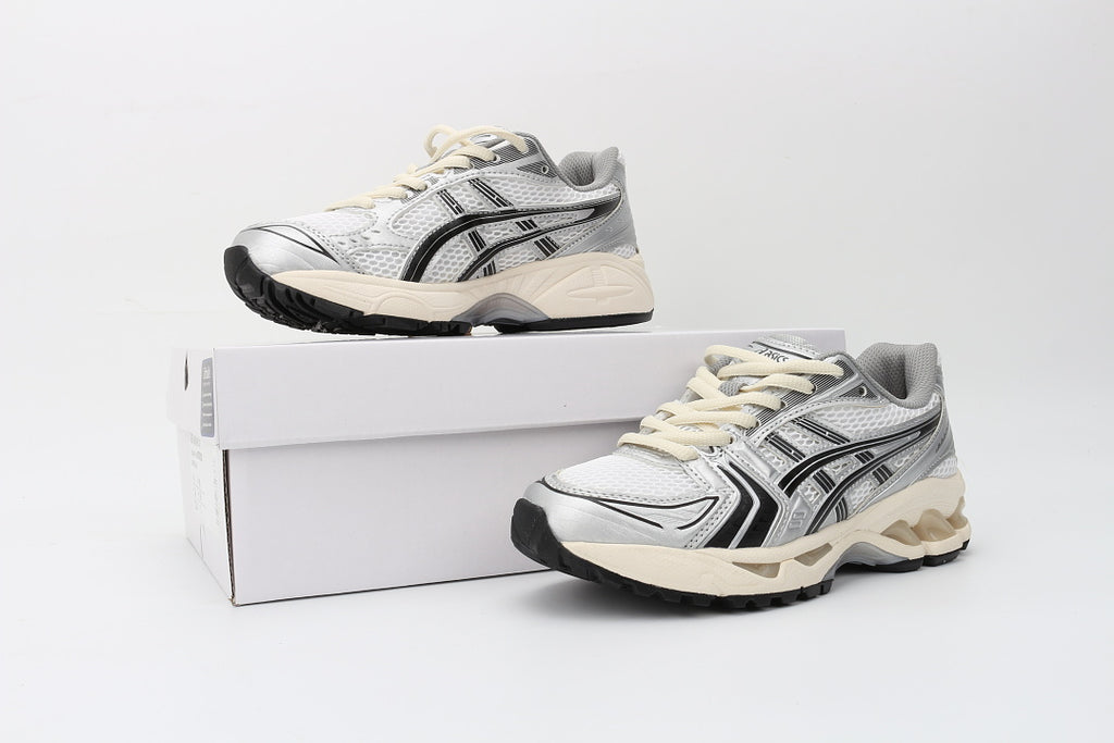 ASICS Unisex GEL-Kayano 14 "White / Cream / Black" (Silver Cream Edition)