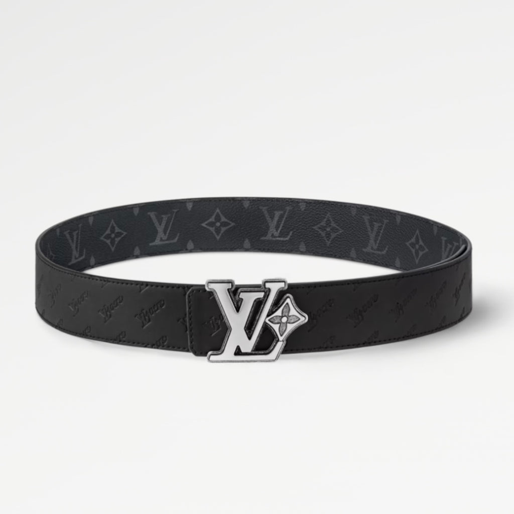 Louis Vuitton LV Flower 40MM Reversible Belt Monogram Eclipse