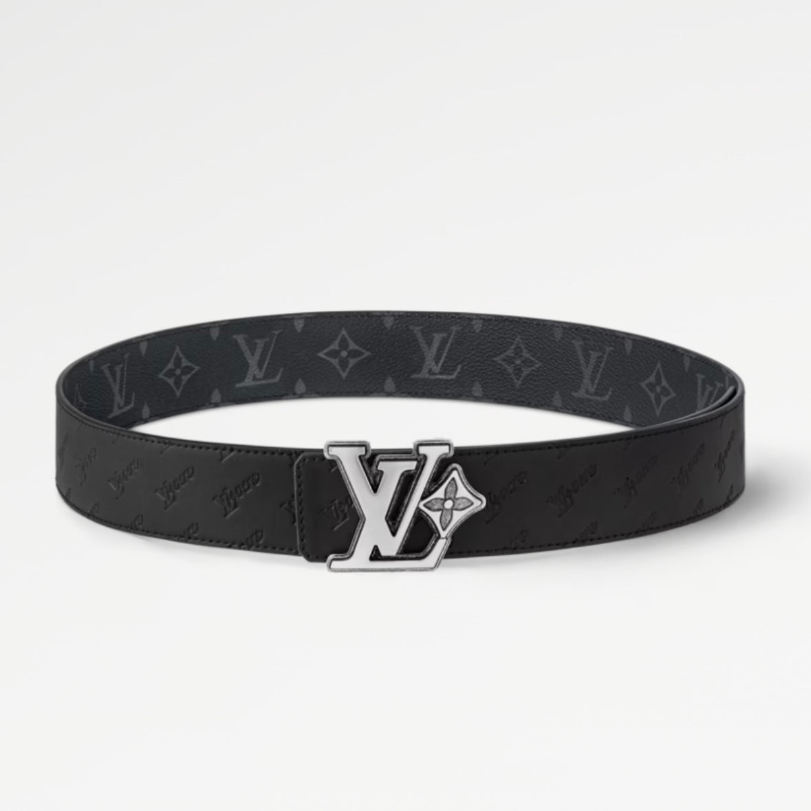Louis Vuitton LV Flower 40MM Reversible Belt Monogram Eclipse