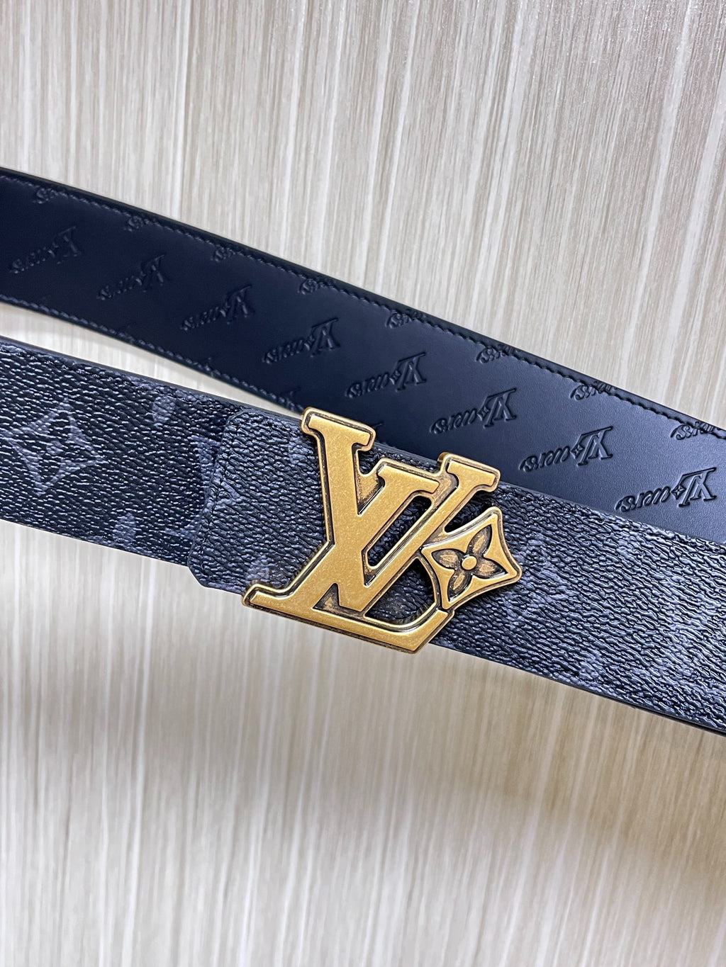 Louis Vuitton LV Flower 40MM Reversible Belt Monogram Eclipse