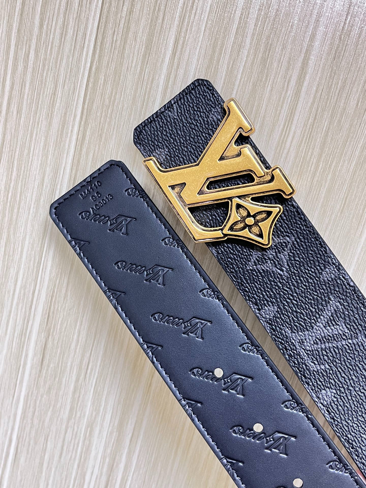 Louis Vuitton LV Flower 40MM Reversible Belt Monogram Eclipse