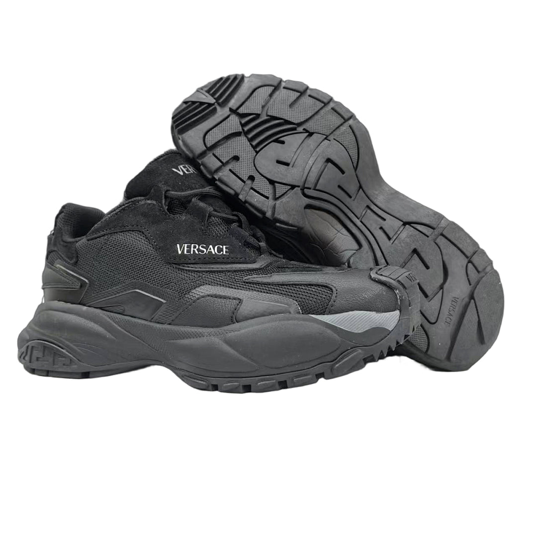 Versace Mercury M_VS_04 Black Suede and Mesh