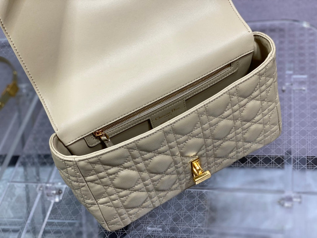 medium caro 25.5 light yellow calfskin