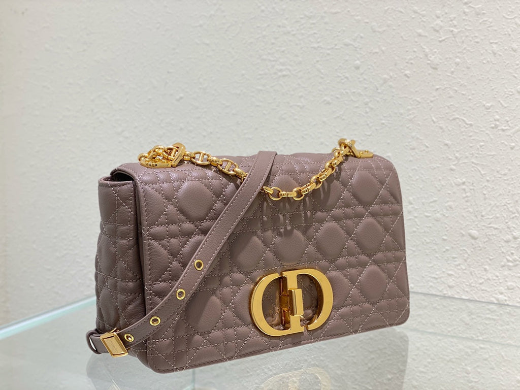 medium caro 25.5 warm taupe calfskin
