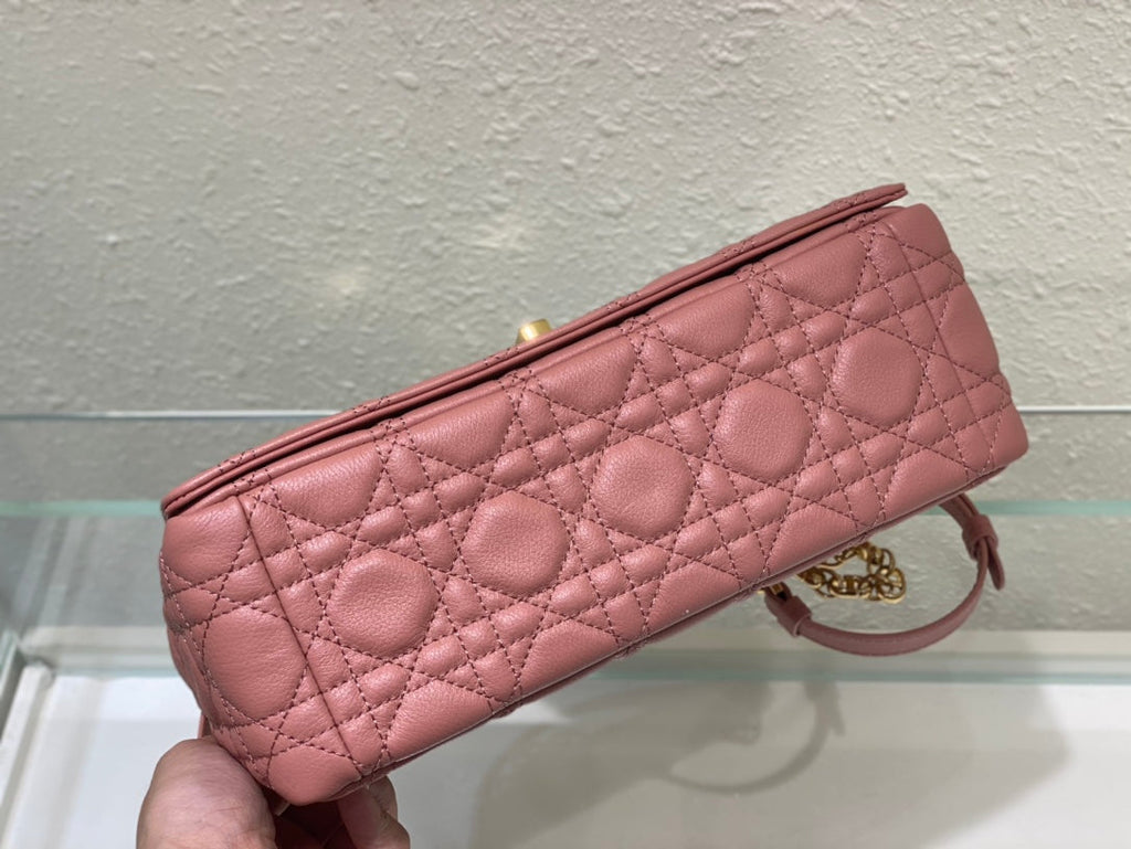 medium caro 25.5 pink calfskin