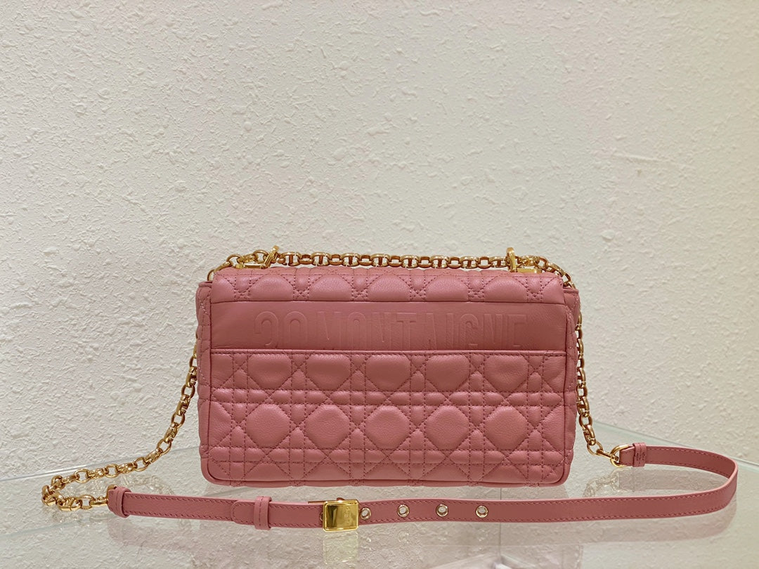 medium caro 25.5 pink calfskin