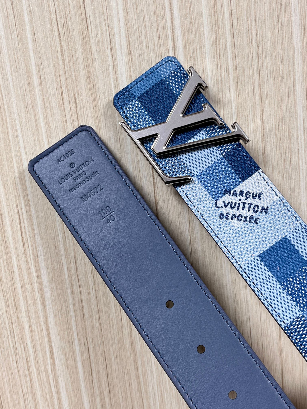 Louis Vuitton LV Initiales Damoflage 40mm Reversible Belt