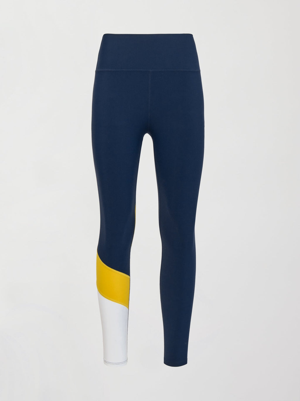 Colorblock Legging in Melt - Navy/Mango/White