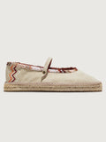 Lola Suede - Ivory/ Raschel Wave Brown