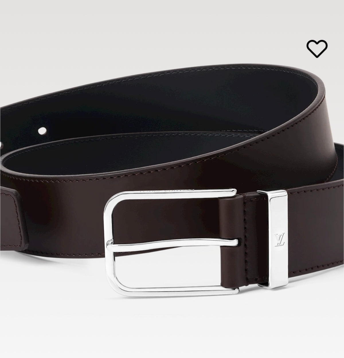 Louis Vuitton Light Pont Neuf 35mm Belt