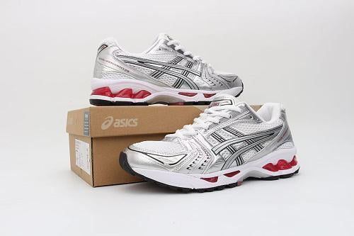 ASICS Unisex GEL-Kayano 14 "White / Pure Silver / Pink Glo" (White Silver Pink Edition)