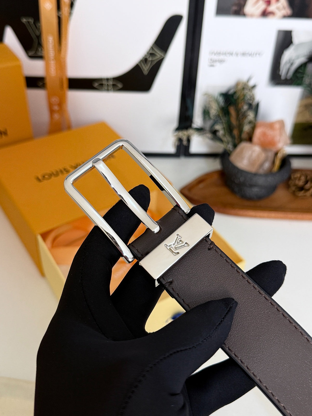 Louis Vuitton Light Pont Neuf 35mm Belt