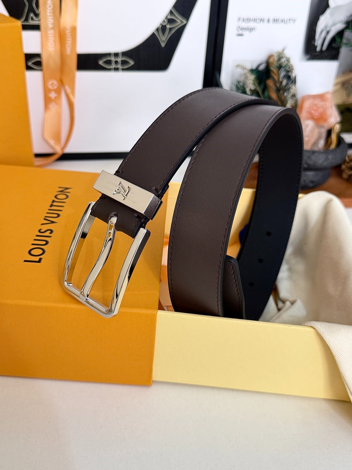 Louis Vuitton Light Pont Neuf 35mm Belt