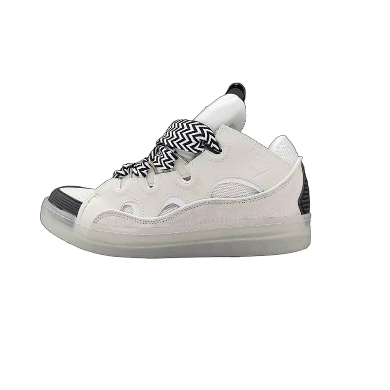 Lanvin Curb Sneakers 'Optic White' - Translucent Crystal Sole