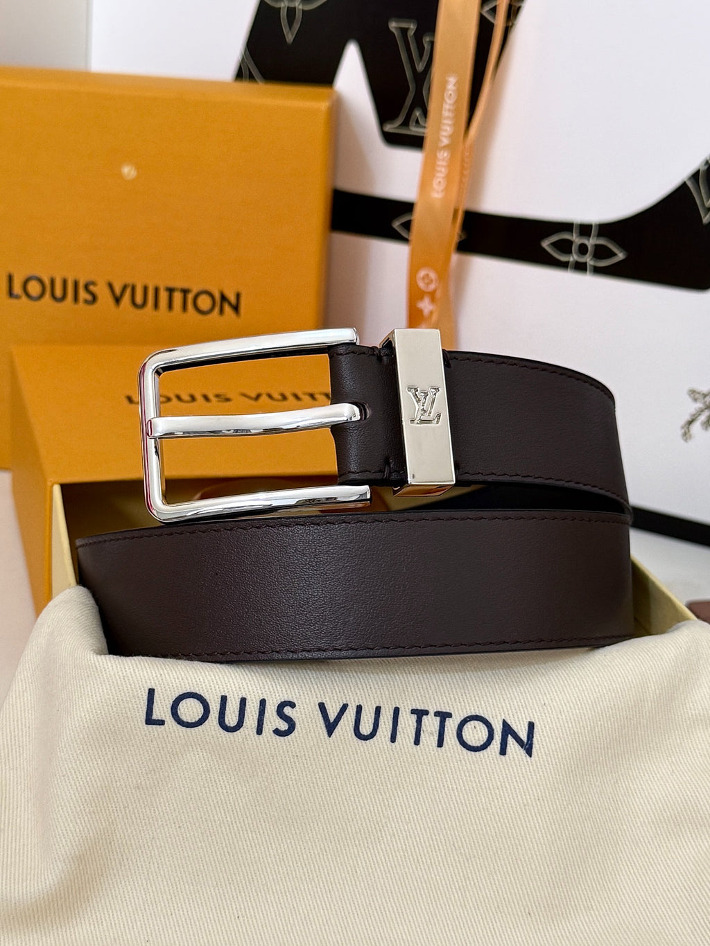 Louis Vuitton Light Pont Neuf 35mm Belt