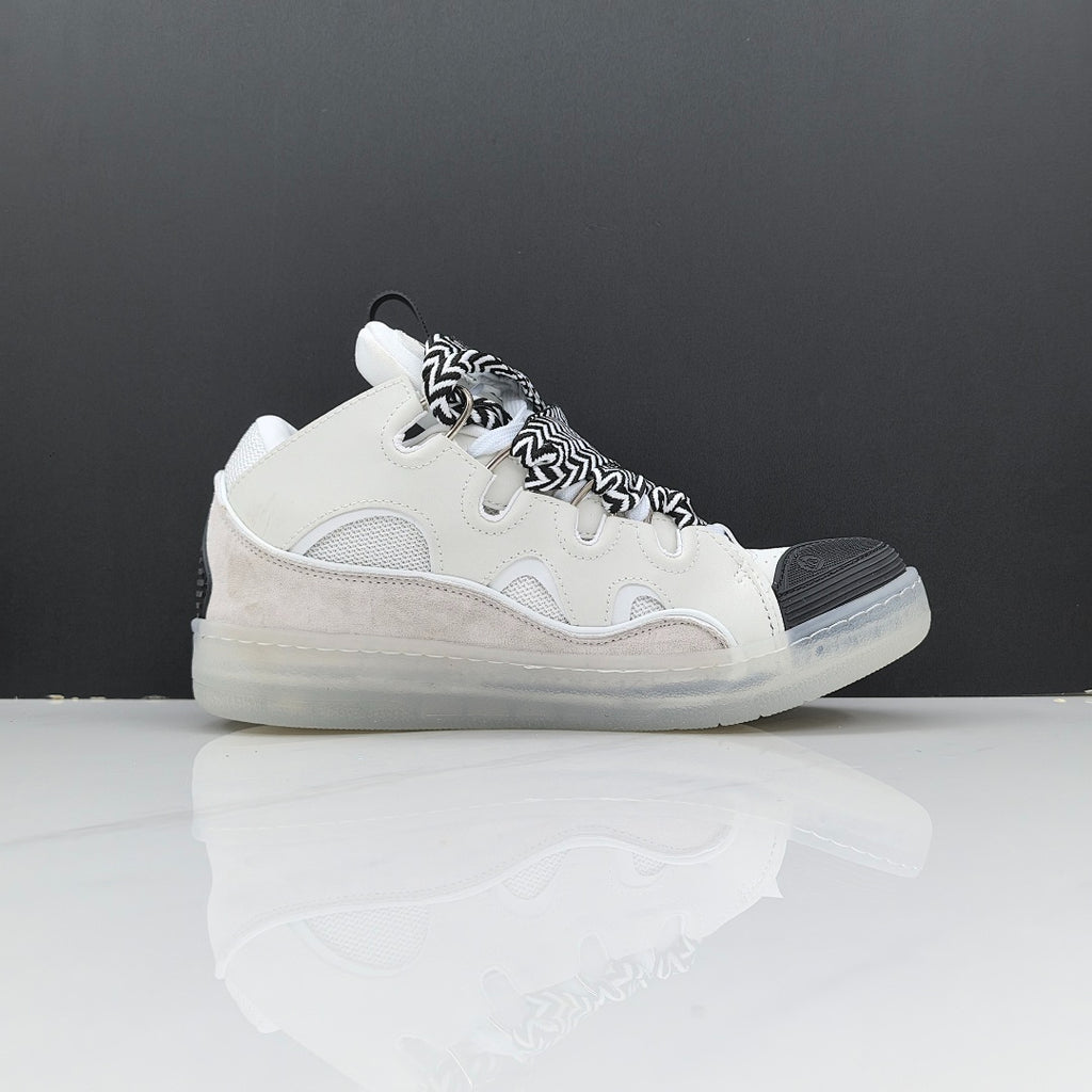 Lanvin Curb Sneakers 'Optic White' - Translucent Crystal Sole