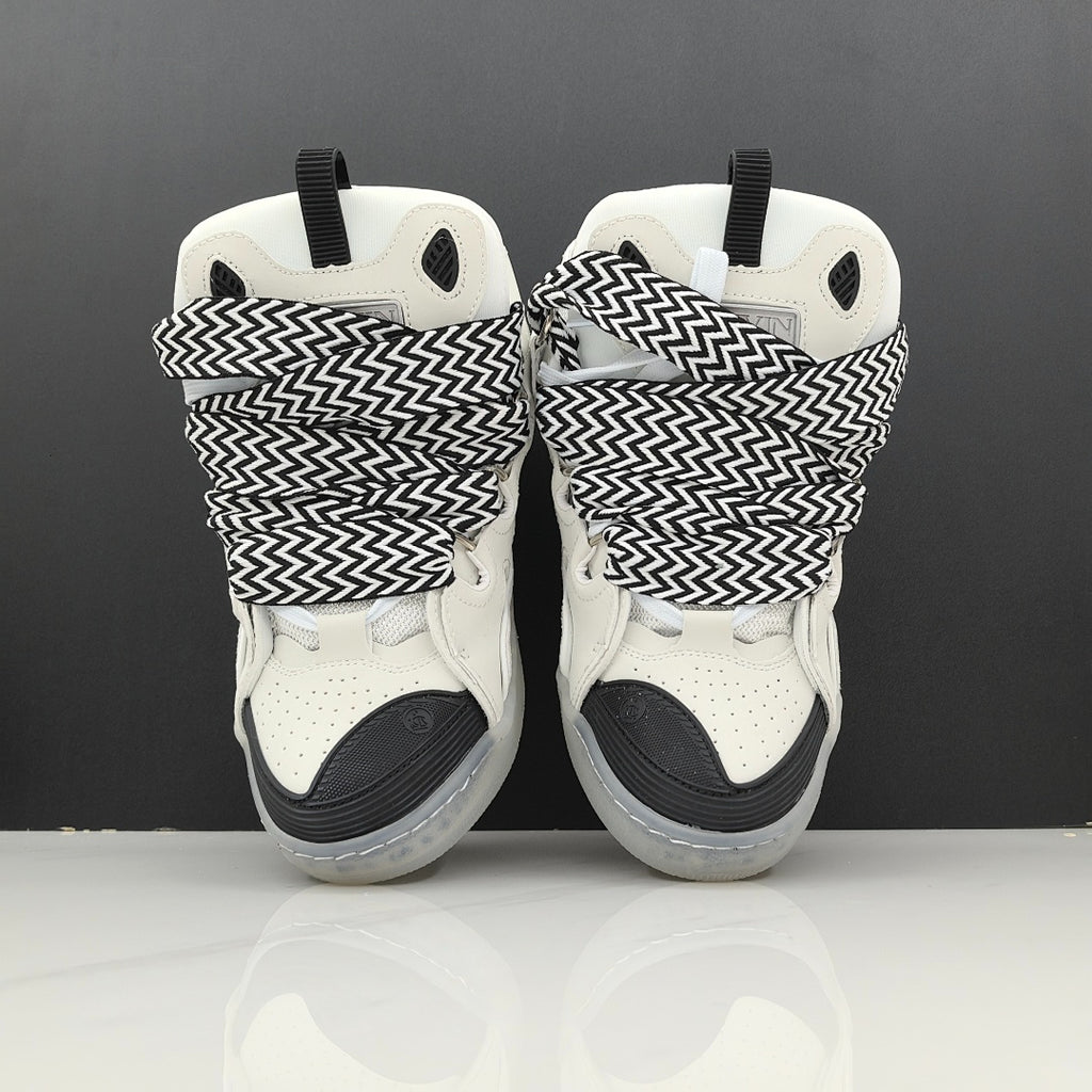 Lanvin Curb Sneakers 'Optic White' - Translucent Crystal Sole