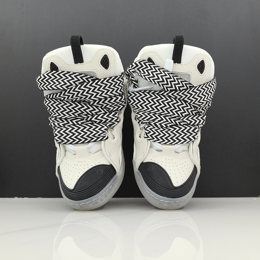 Lanvin Curb Sneakers 'Optic White' - Translucent Crystal Sole