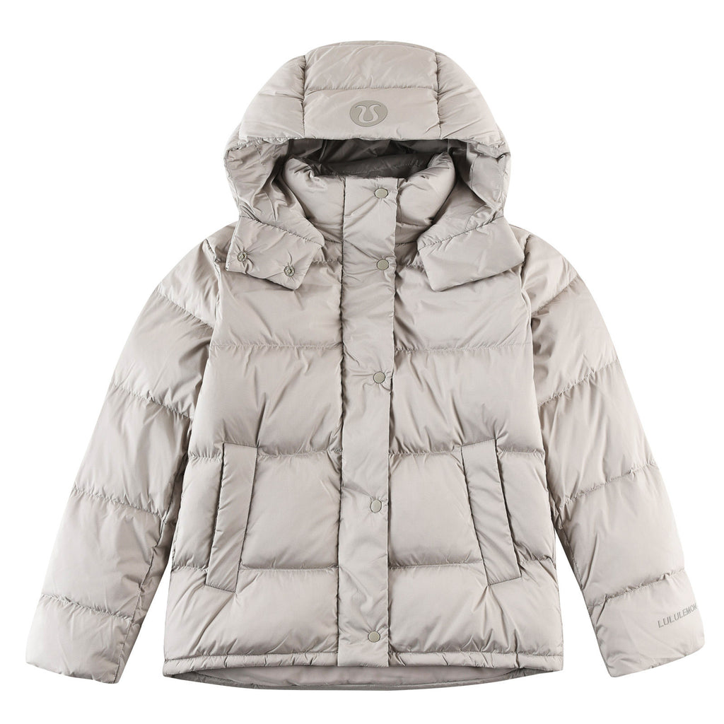 lululemon Women's Wunder Puff Water-Repellent Down Puffer Jacket in Raw Linen