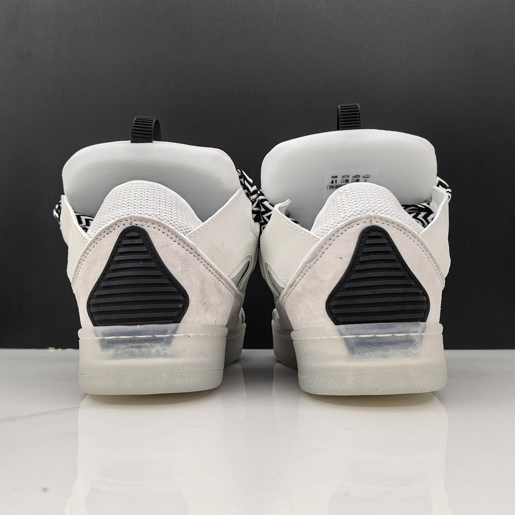 Lanvin Curb Sneakers 'Optic White' - Translucent Crystal Sole