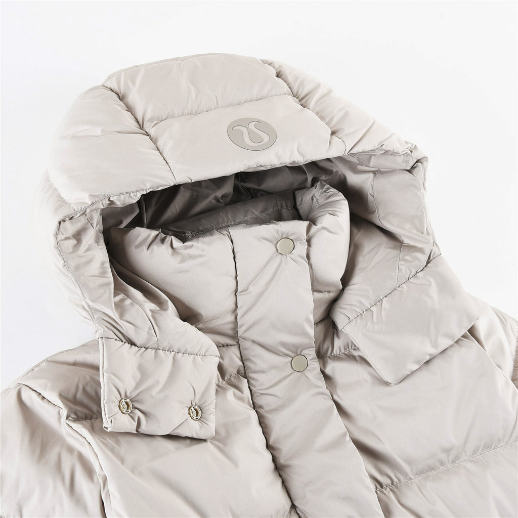 lululemon Women's Wunder Puff Water-Repellent Down Puffer Jacket in Raw Linen