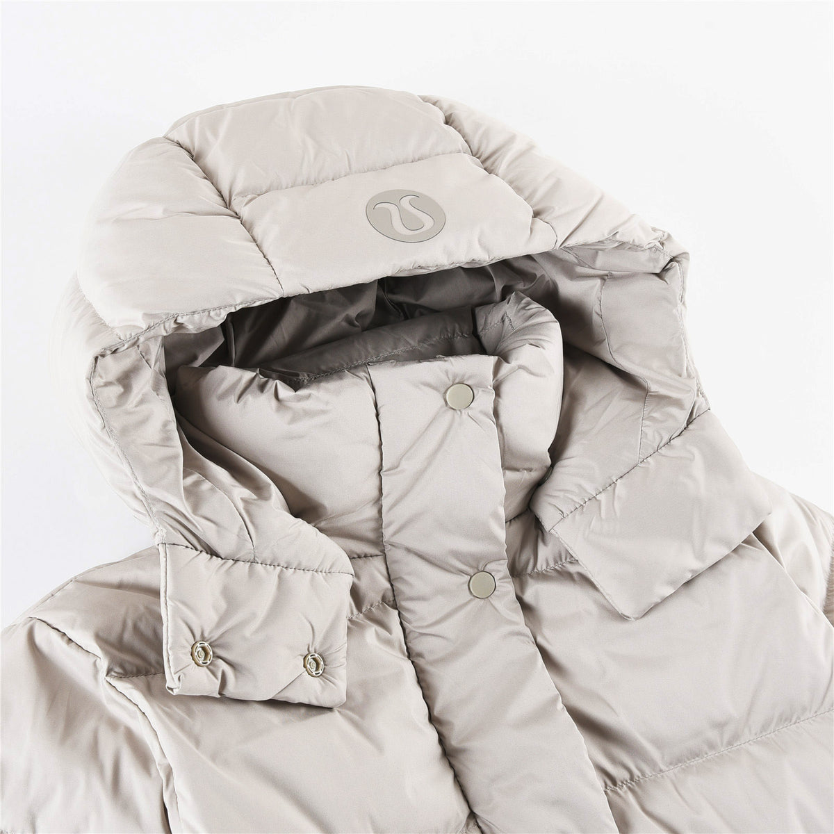 lululemon Women's Wunder Puff Water-Repellent Down Puffer Jacket in Raw Linen