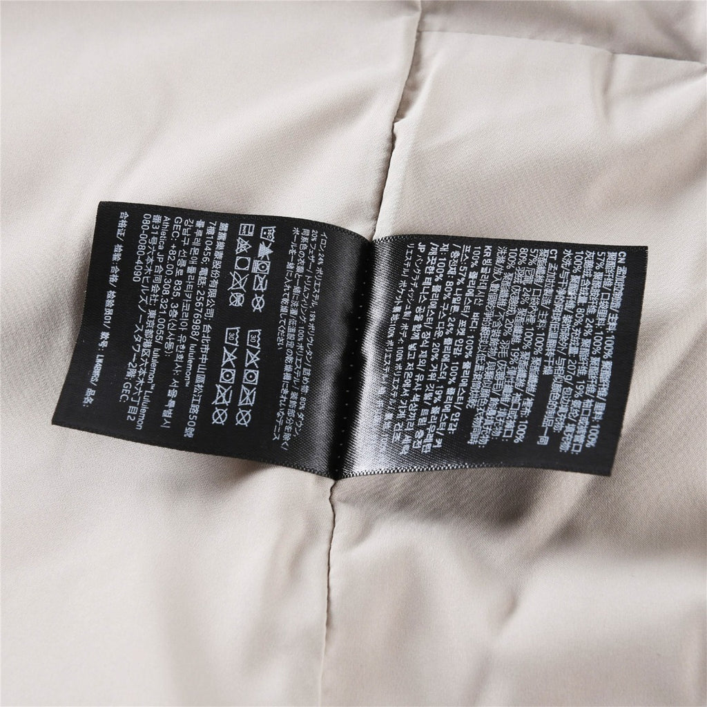 lululemon Women's Wunder Puff Water-Repellent Down Puffer Jacket in Raw Linen