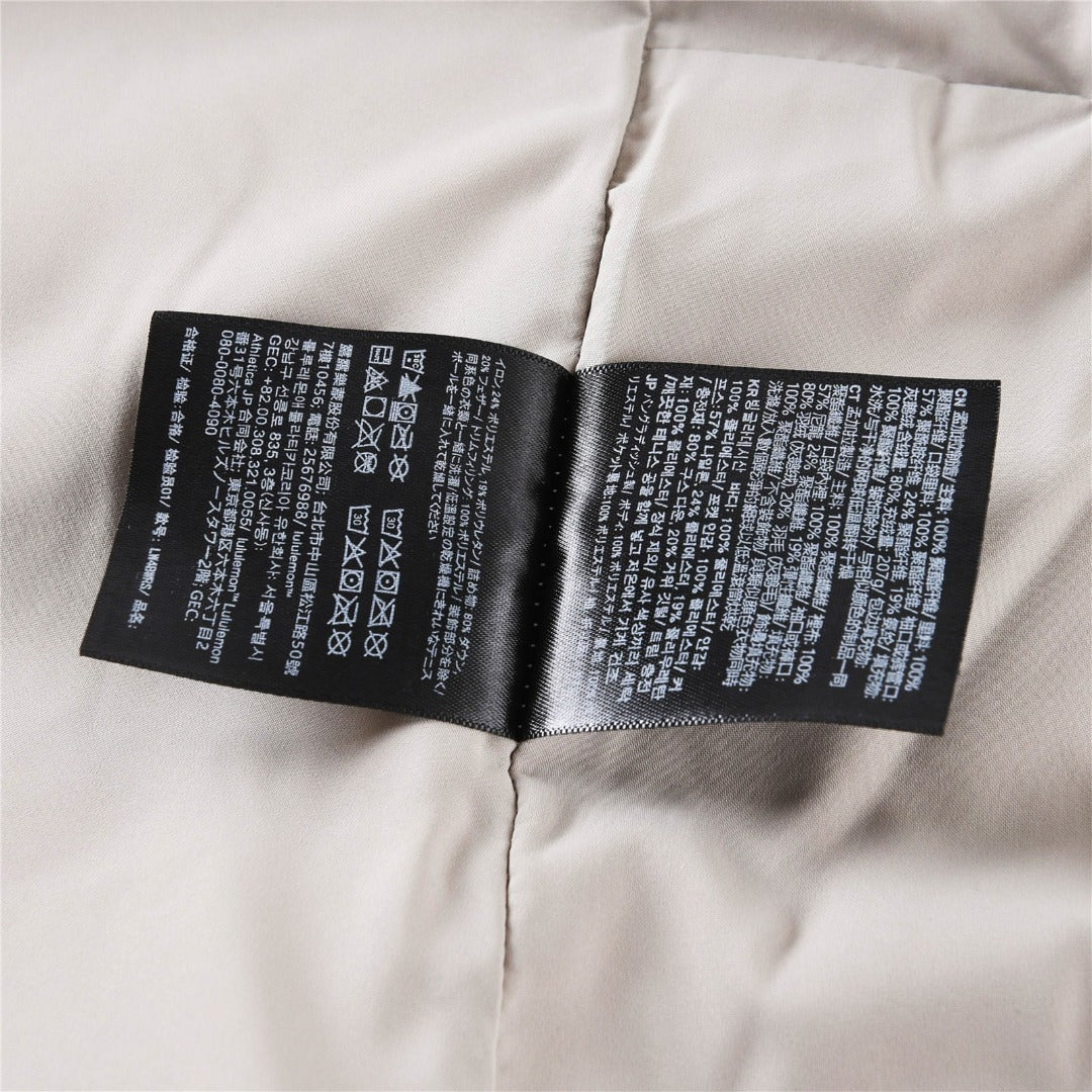 lululemon Women's Wunder Puff Water-Repellent Down Puffer Jacket in Raw Linen