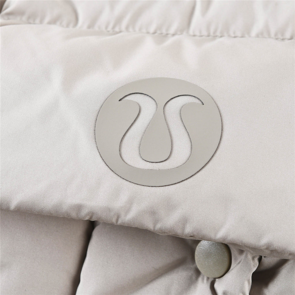 lululemon Women's Wunder Puff Water-Repellent Down Puffer Jacket in Raw Linen