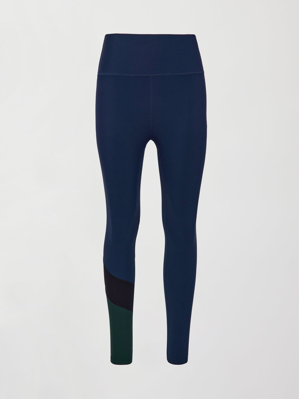 Colorblock Legging in Melt - Navy/Black/Forest