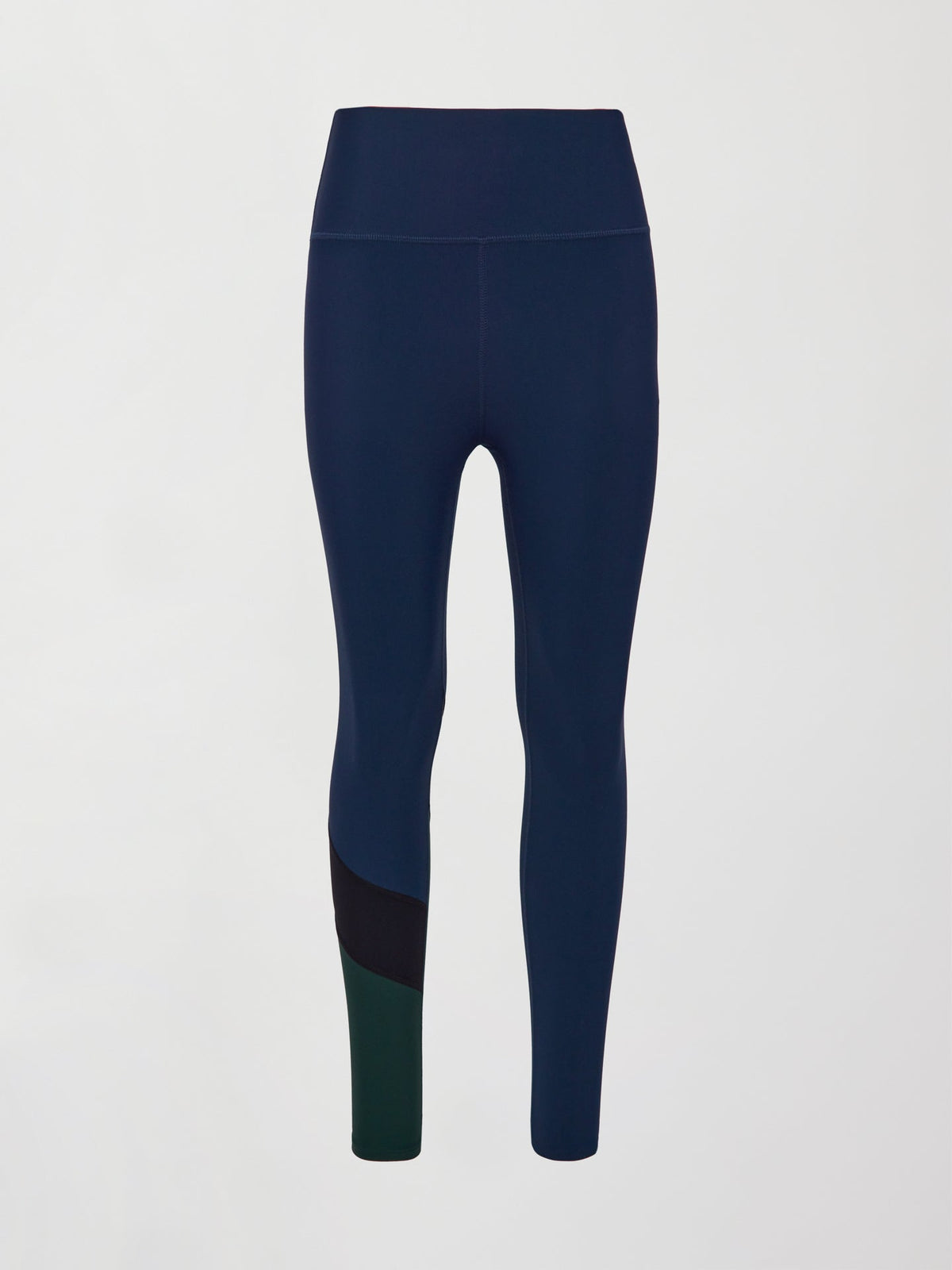 Colorblock Legging in Melt - Navy/Black/Forest