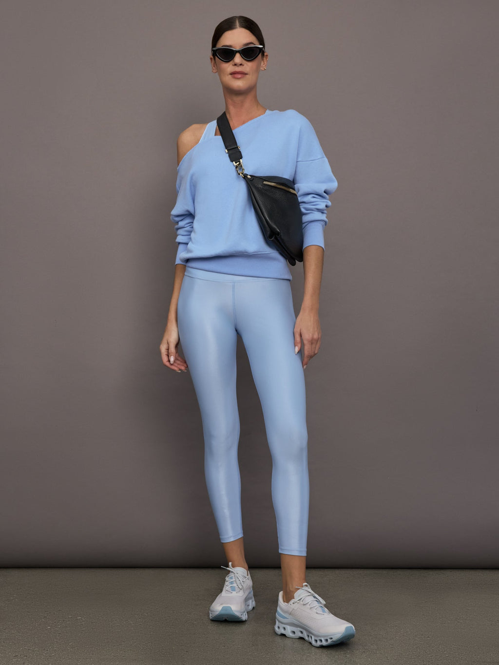 High Rise 7/8 Legging in Takara Shine - Serenity