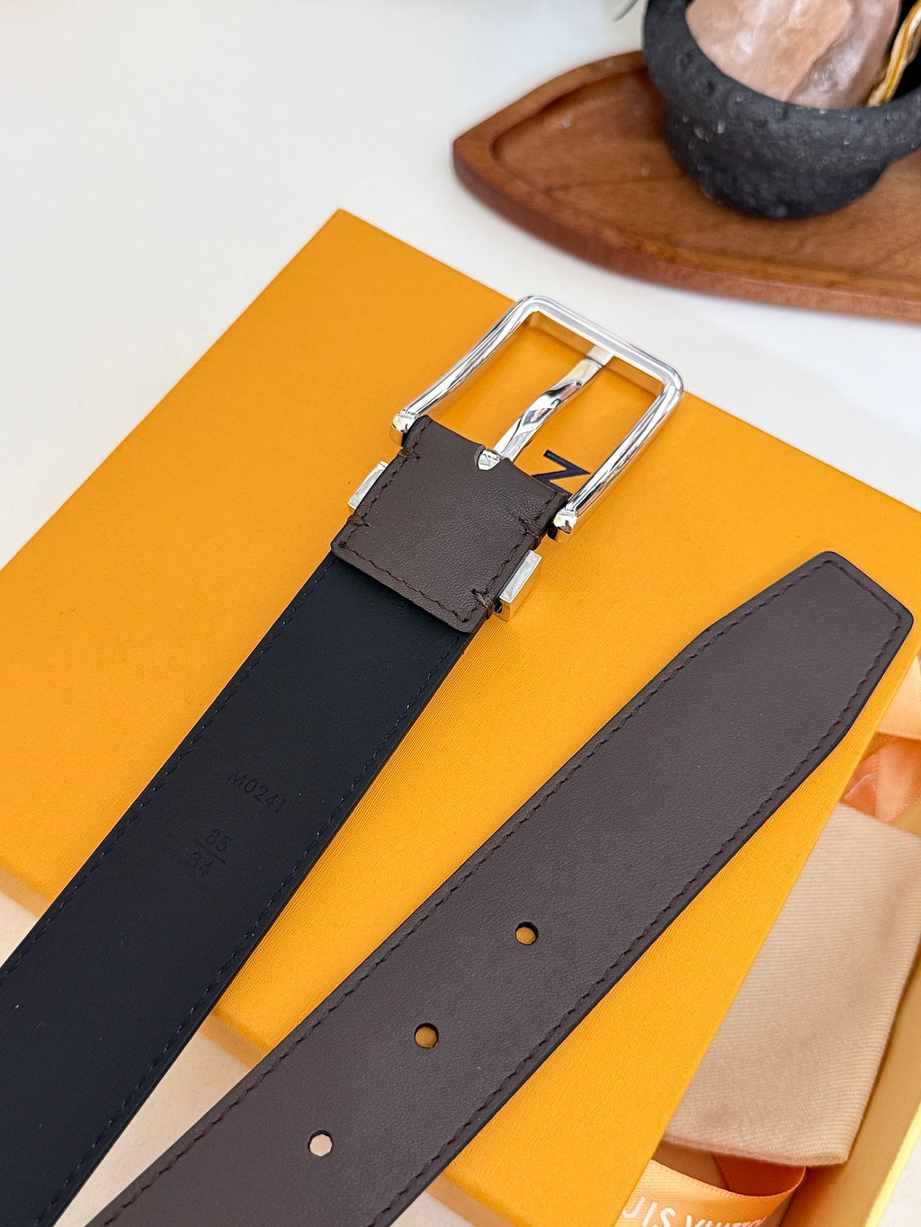 Louis Vuitton Light Pont Neuf 35mm Belt