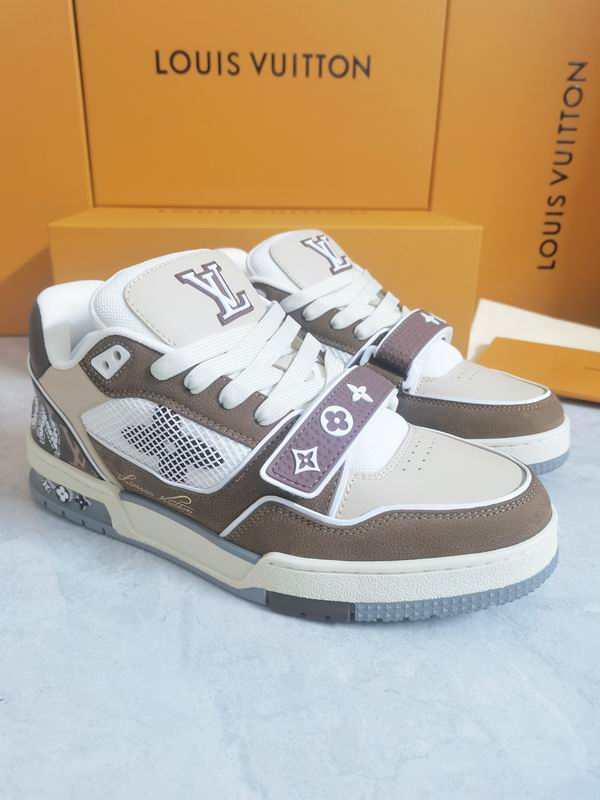 Louis Vuitton trainer LV brown