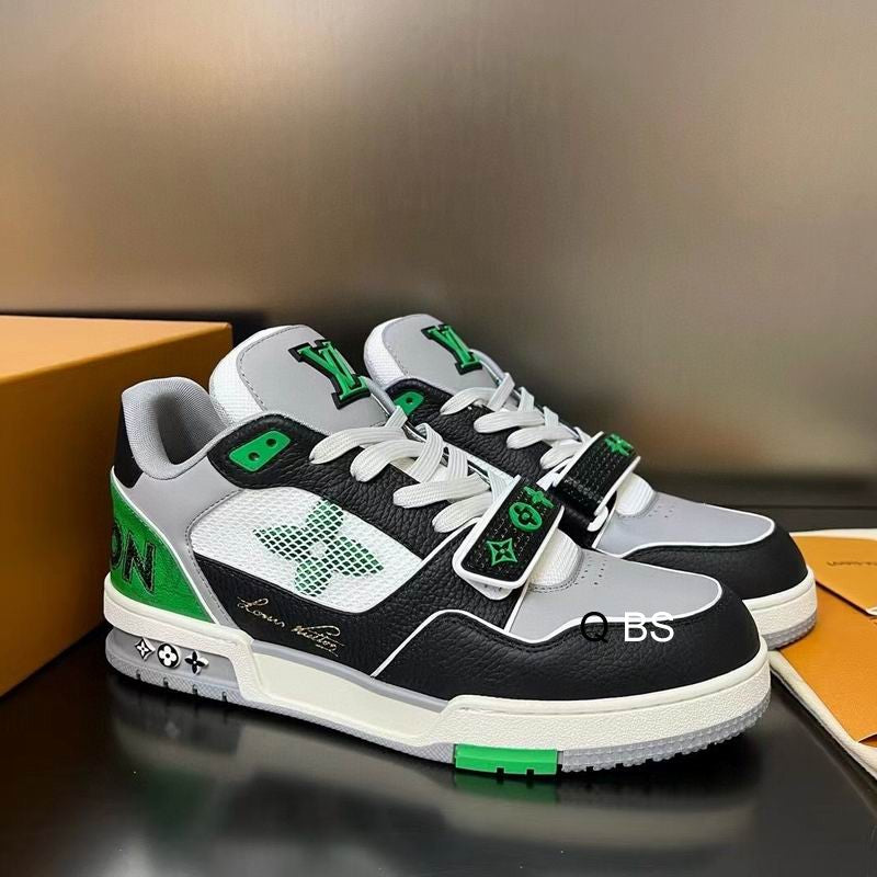 Louis Vuitton trainer LV green