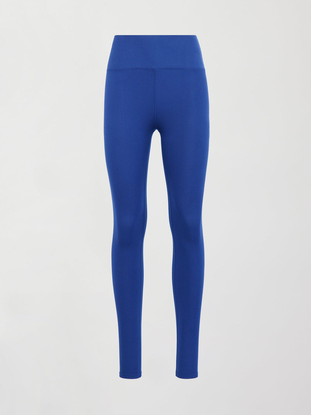 High Rise Legging in Ribbed Melt - Cobalt