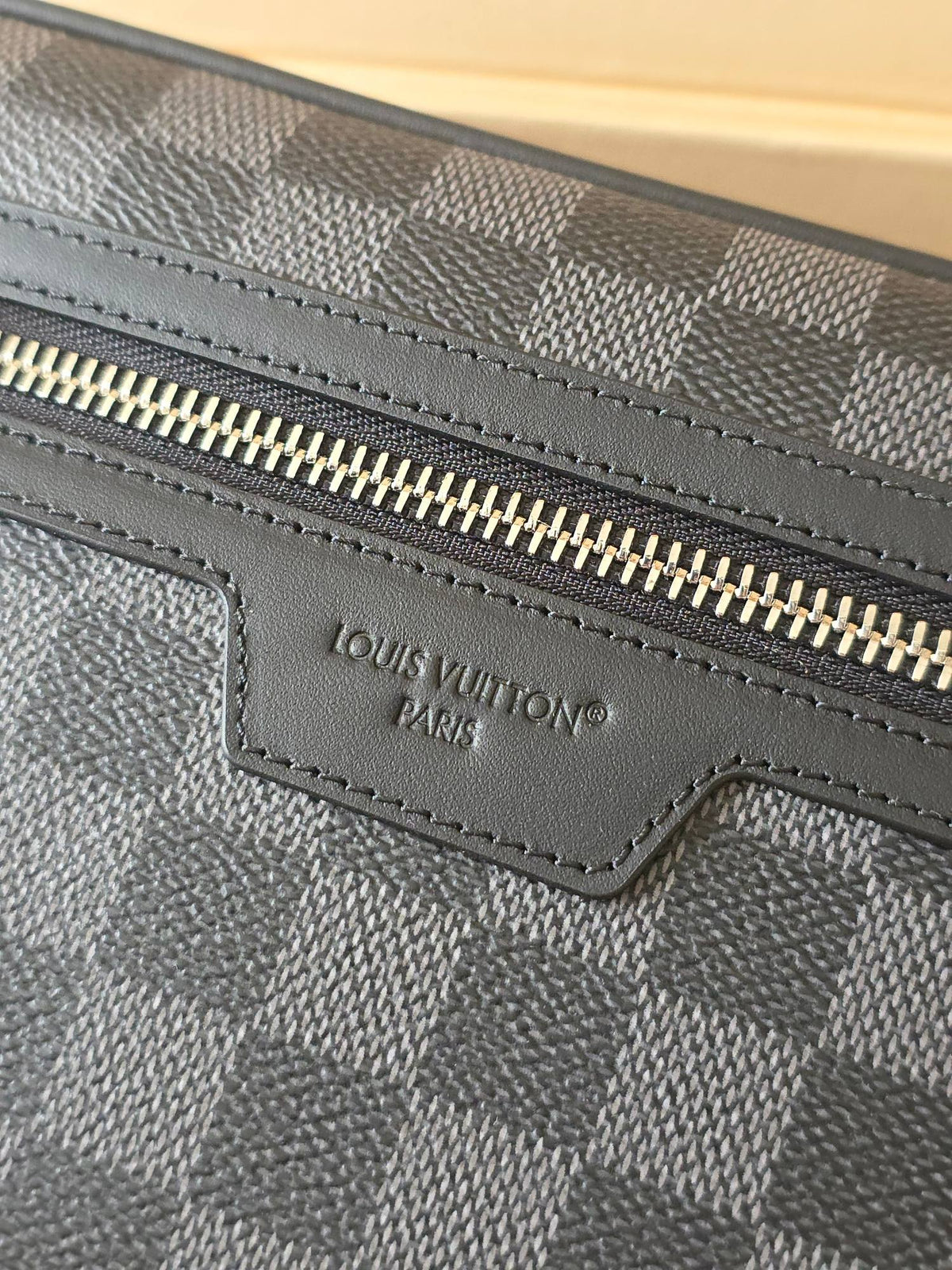 LV Pochette Kasai Clutch Brown PVC Fabric with Cowhide 275280
