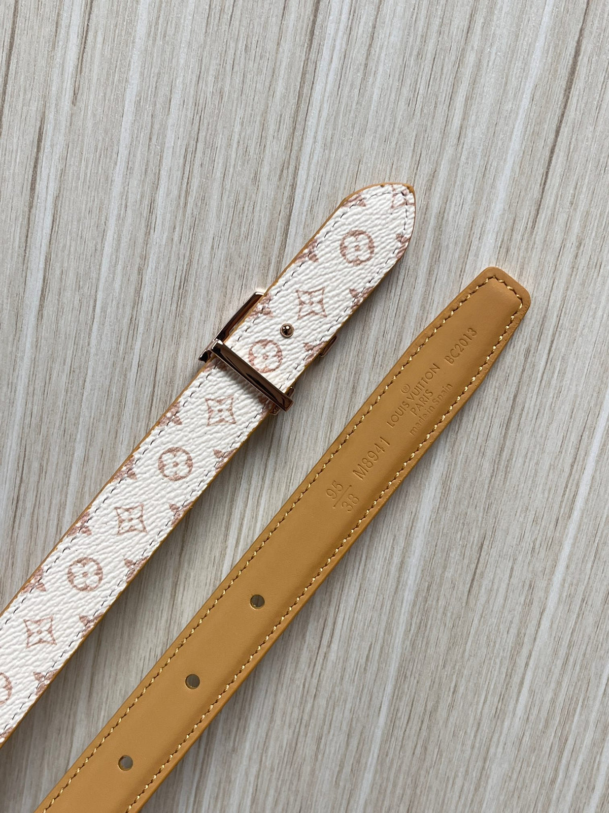 Louis Vuitton LV Bloom Reversible Belt Monogram Arizona 20MM