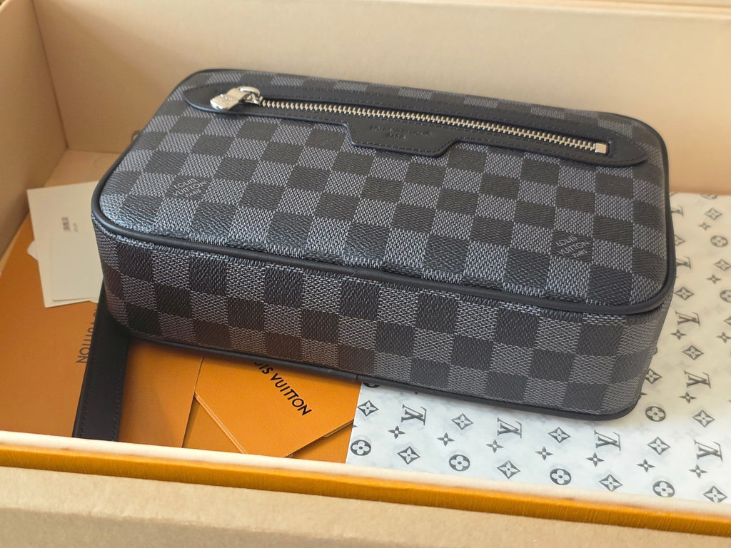 LV Pochette Kasai Clutch Brown PVC Fabric with Cowhide 275280