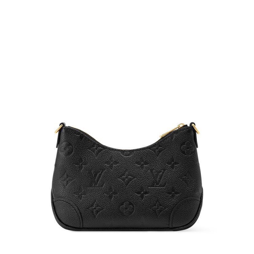 Louis Vuitton Nano Boulogne Monogram Empreinte Leather Bag Black